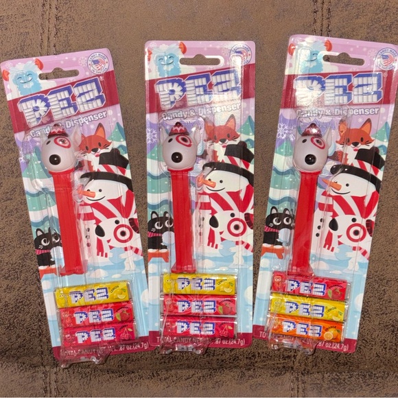 PEZ Other - Target Bullseye Dog Pez Dispensers (3 Pack) - New in Box